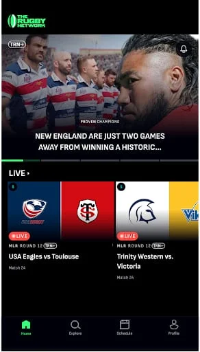 The Rugby Network Screenshot 1