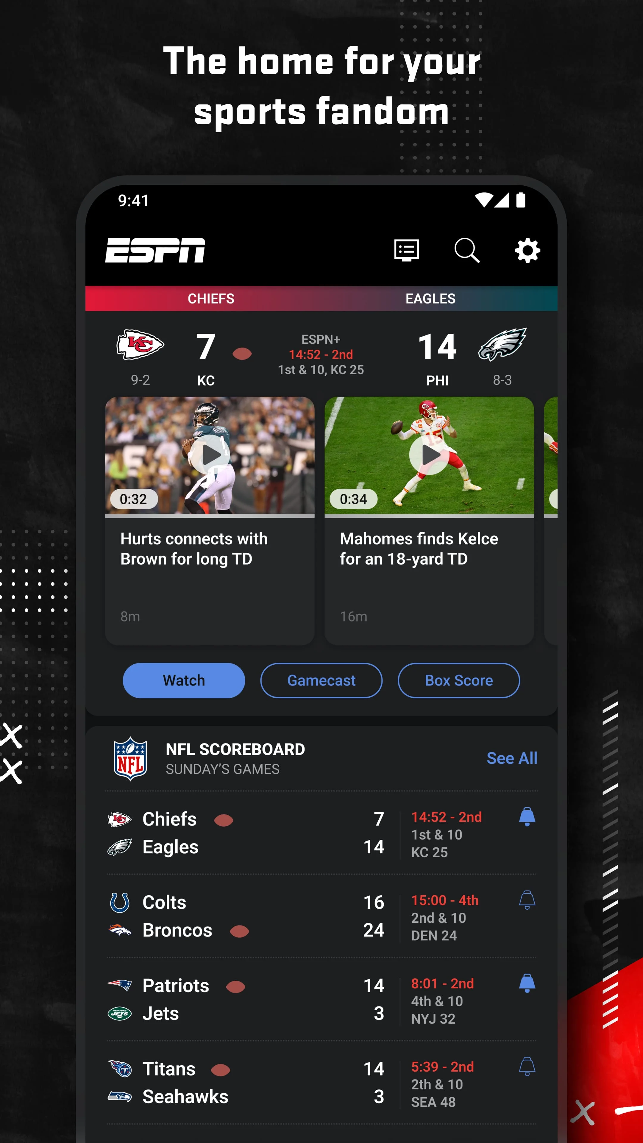 ESPN Screenshot 1