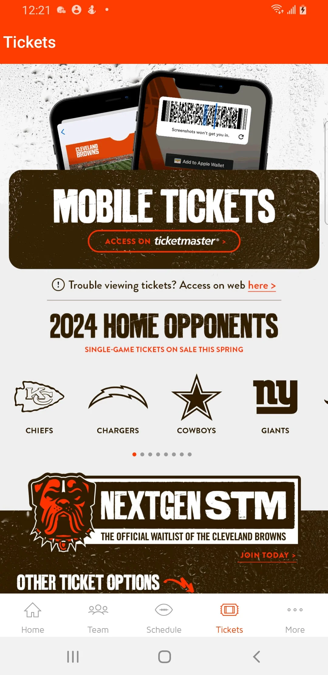 Cleveland Browns Screenshot 3