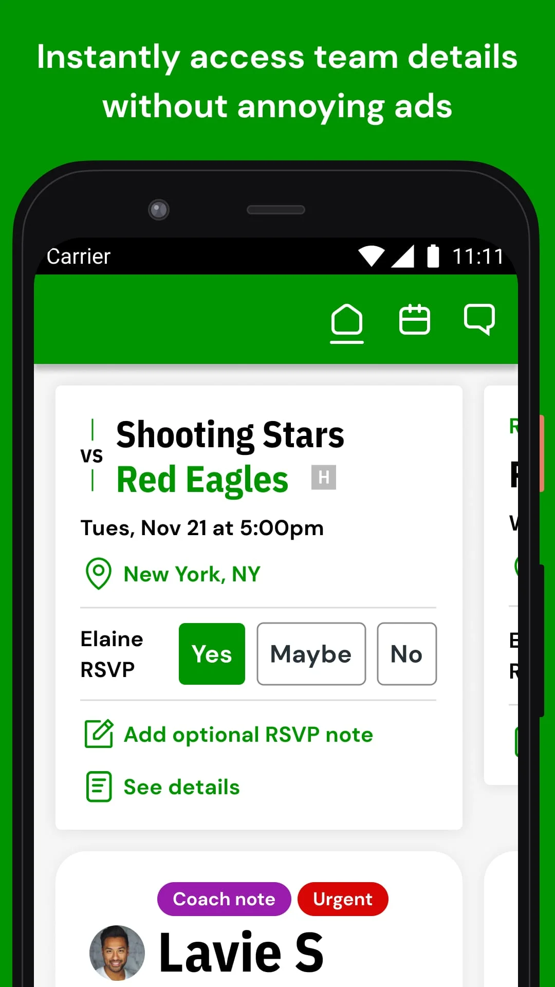 LeagueApps Play Screenshot 1