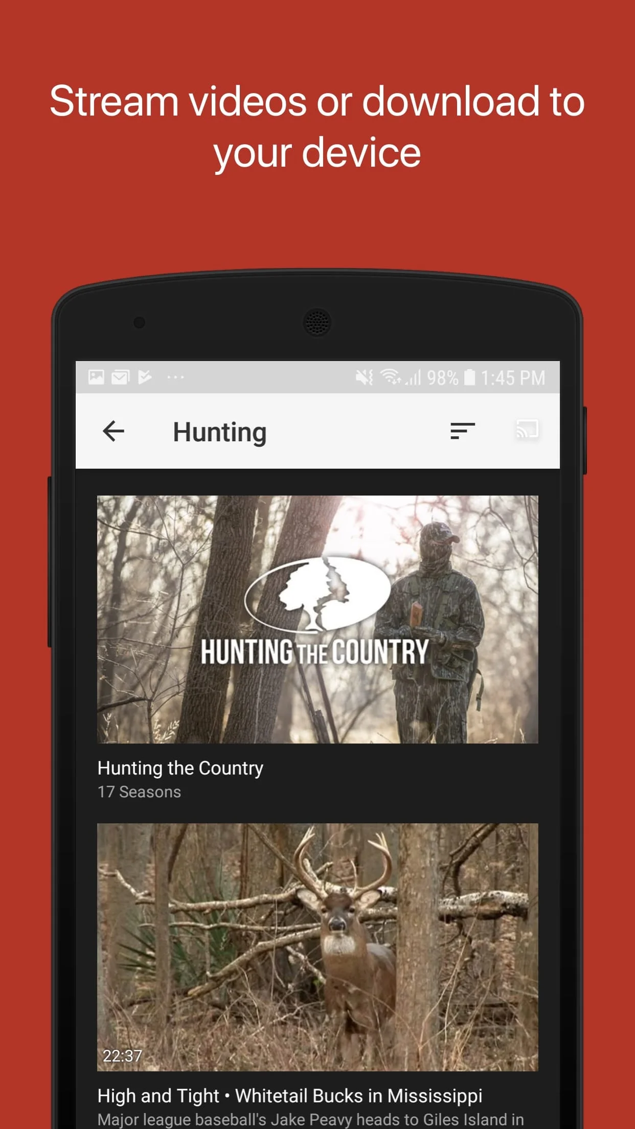Mossy Oak Go: Outdoor TV Screenshot 4