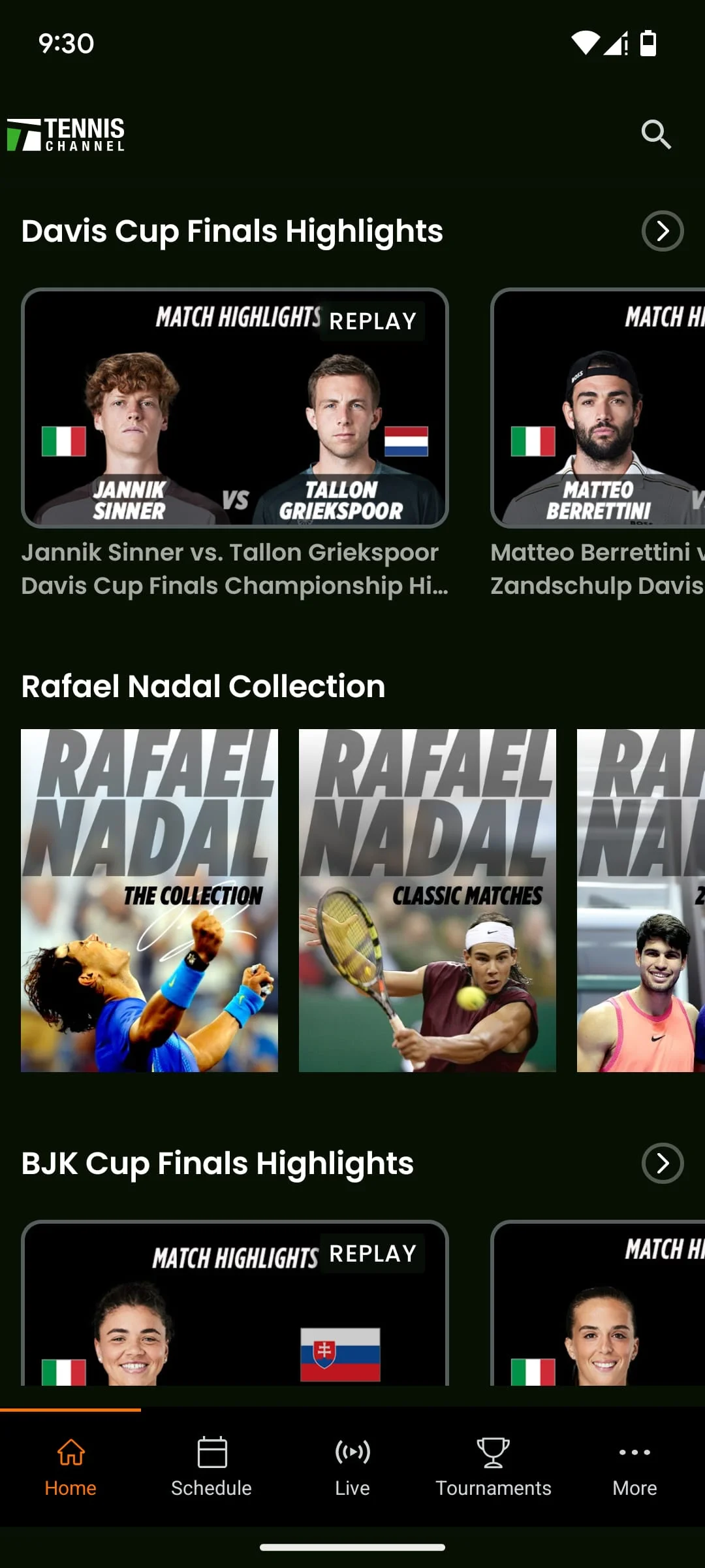 Tennis Channel Screenshot 2