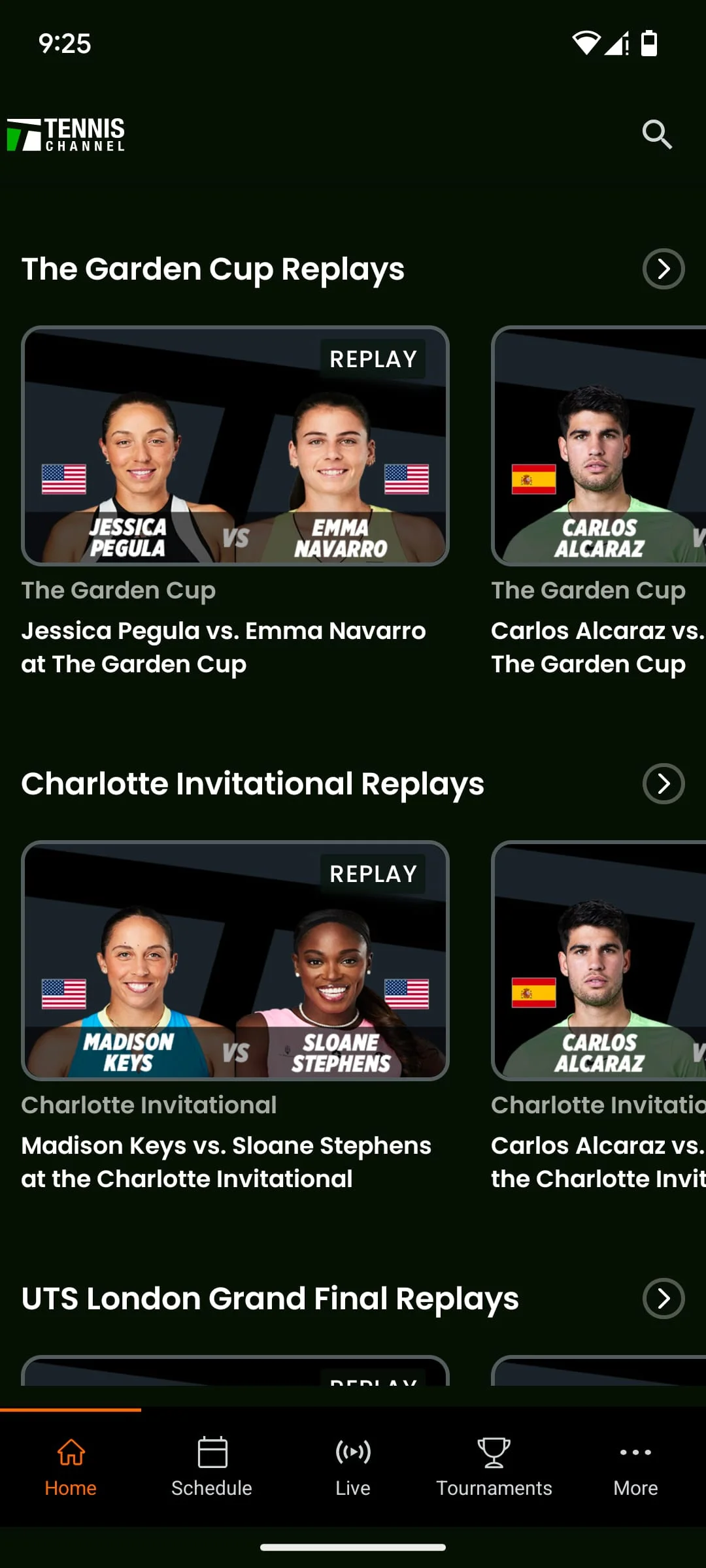 Tennis Channel Screenshot 3