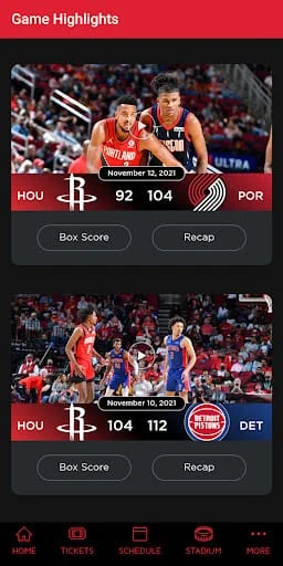 Houston Rockets Screenshot 2