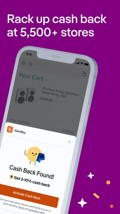 PayPal Honey: Coupons, Rewards Screenshot 3