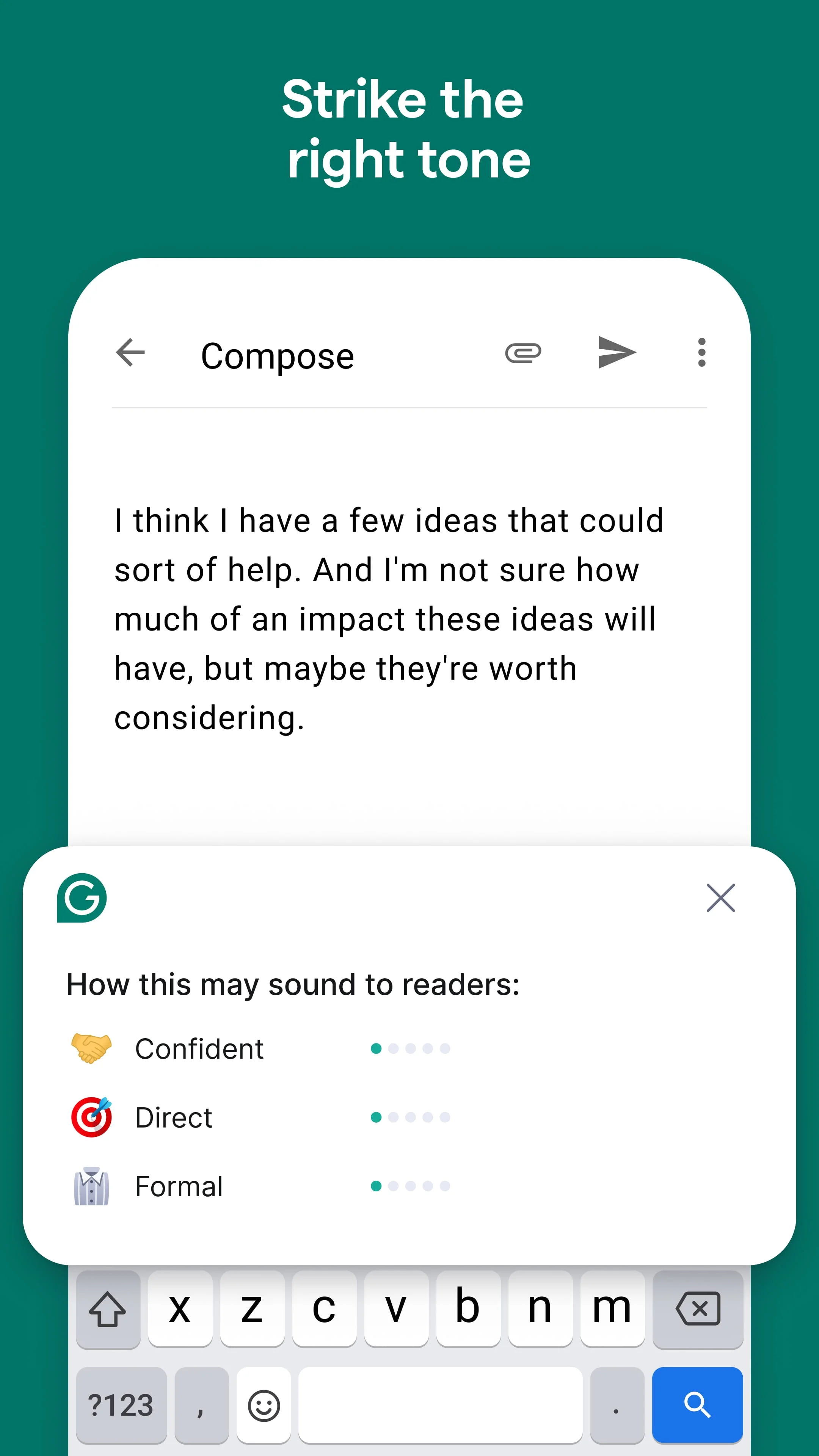 Grammarly-AI Writing Assistant Screenshot 3