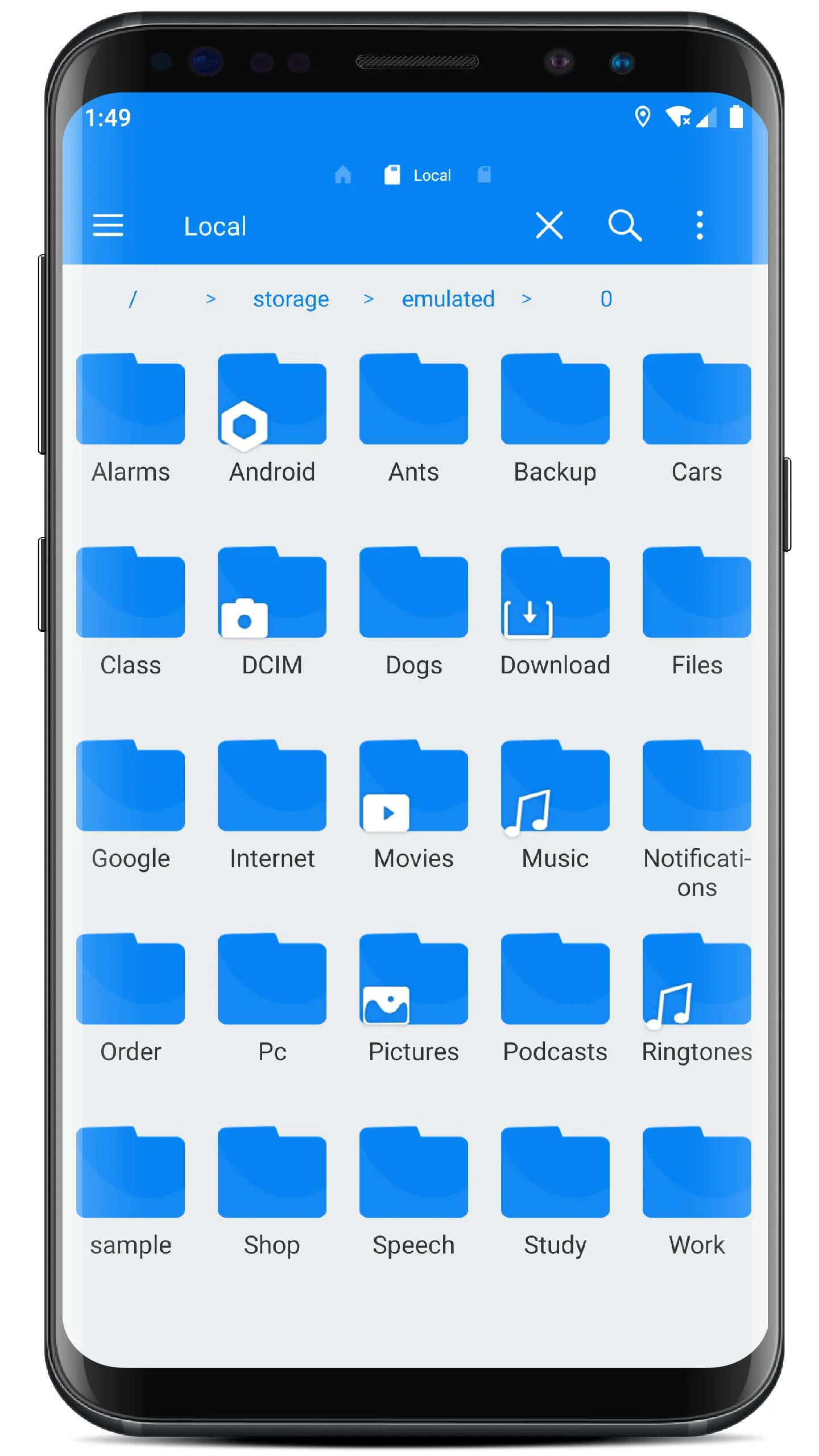 RS File Manager File Explorer Screenshot 2
