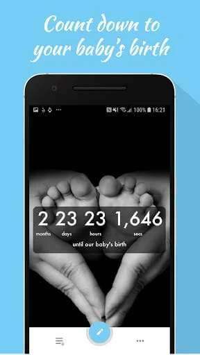 Baby Countdown Widget Screenshot 1