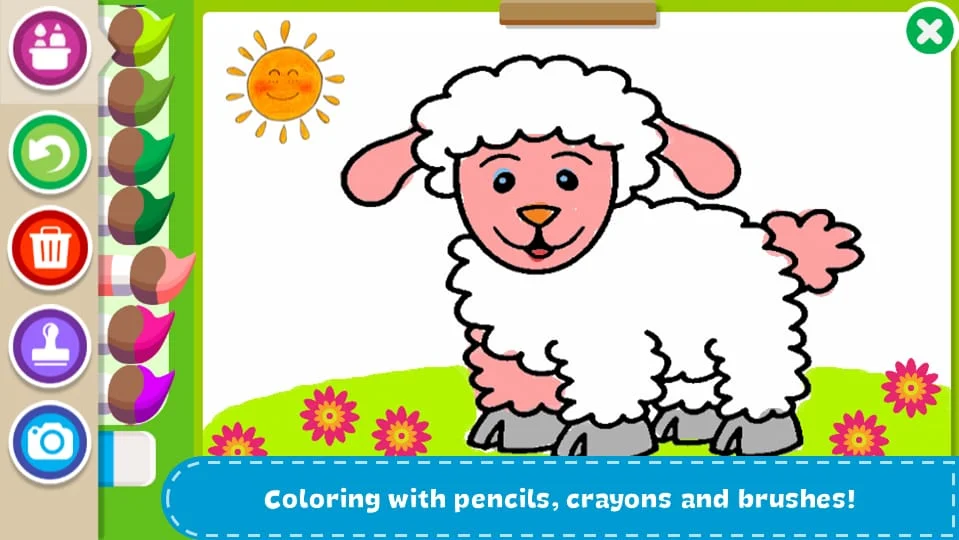 Paint and Learn Animals Screenshot 1