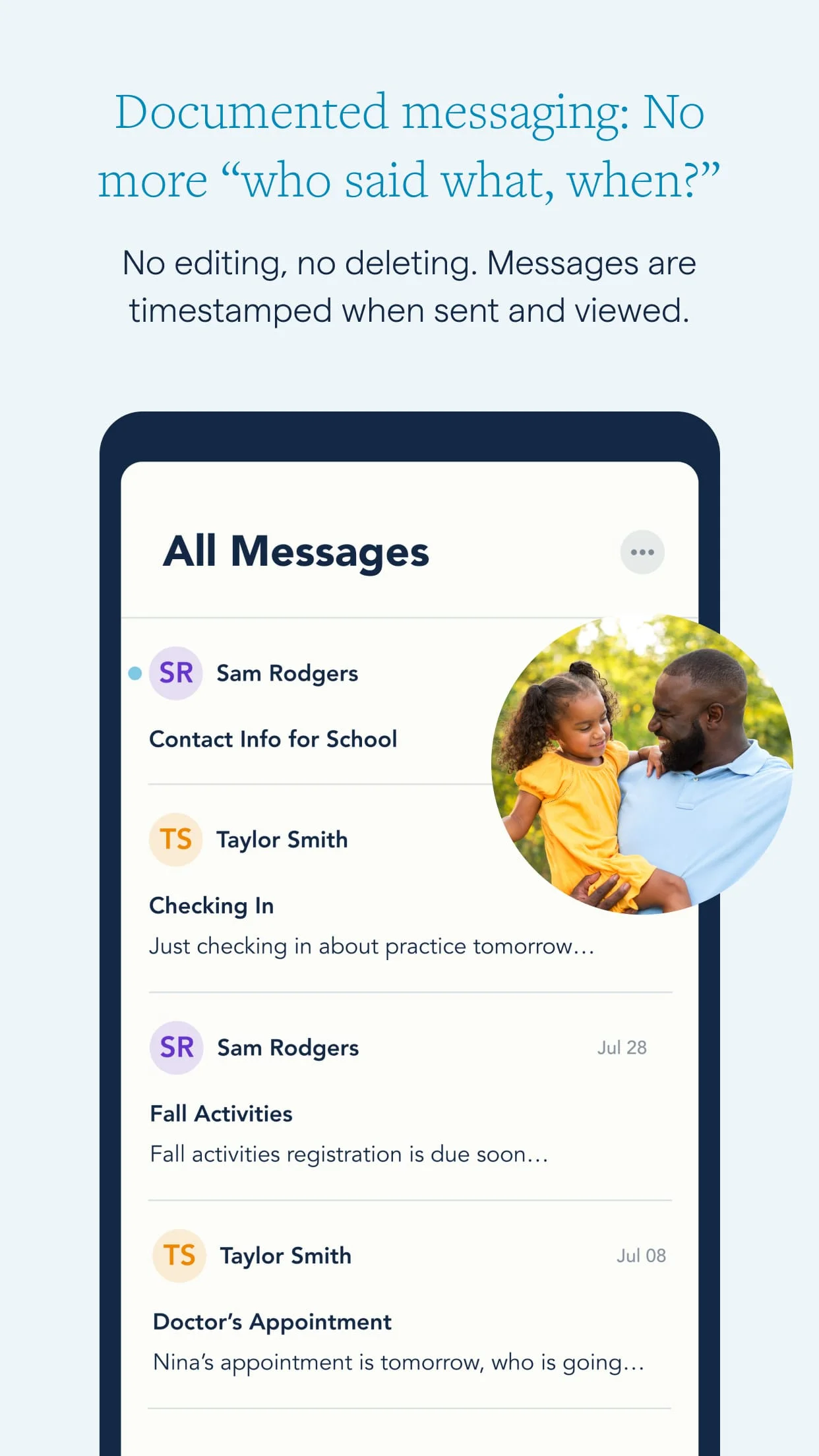OurFamilyWizard Co-Parent App Screenshot 4