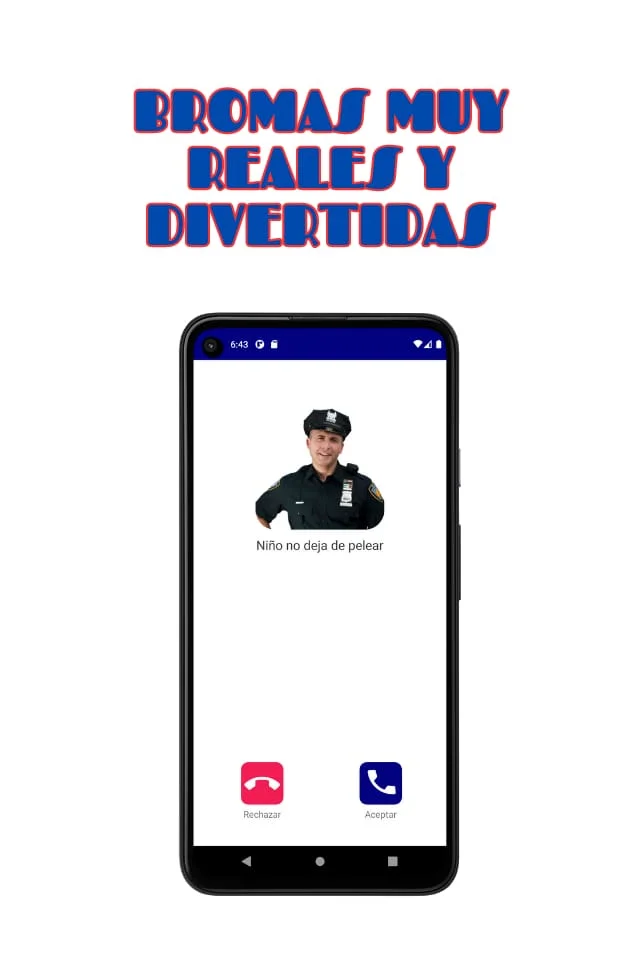 Policia de Niños Llamada Falsa Screenshot 3
