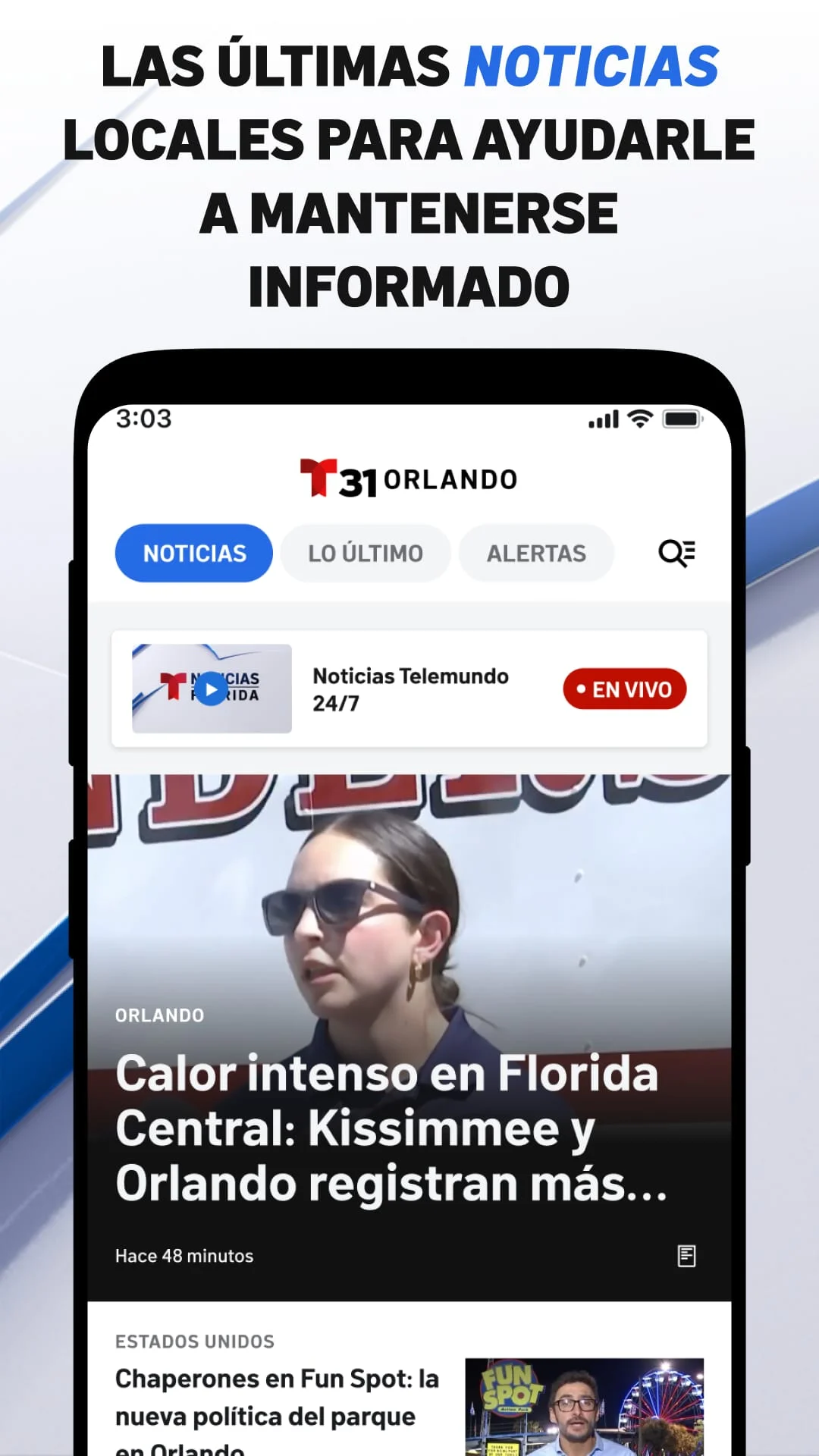 Telemundo 31 Orlando Noticias Screenshot 1