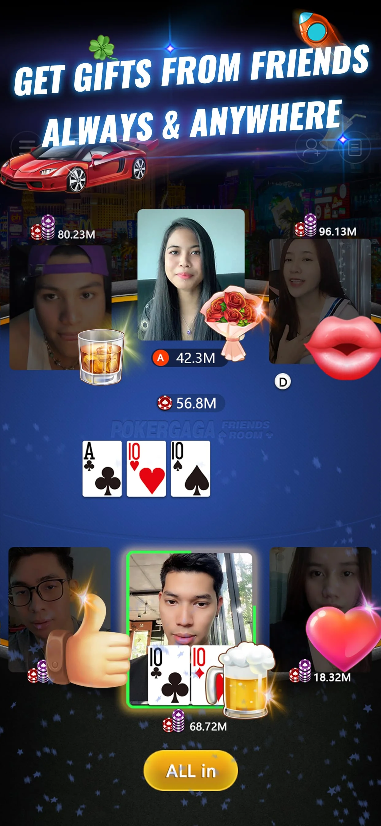PokerGaga: Texas Holdem Live Screenshot 2