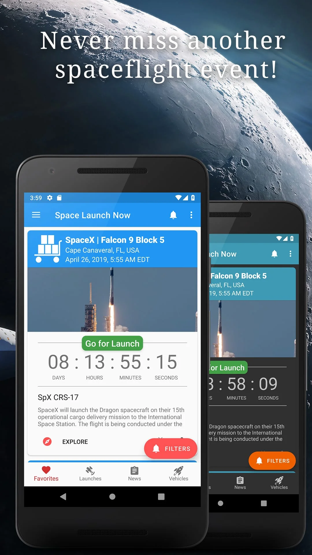 Space Launch Now Screenshot 1