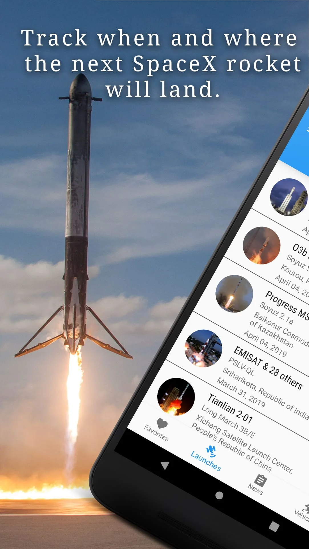Space Launch Now Screenshot 2