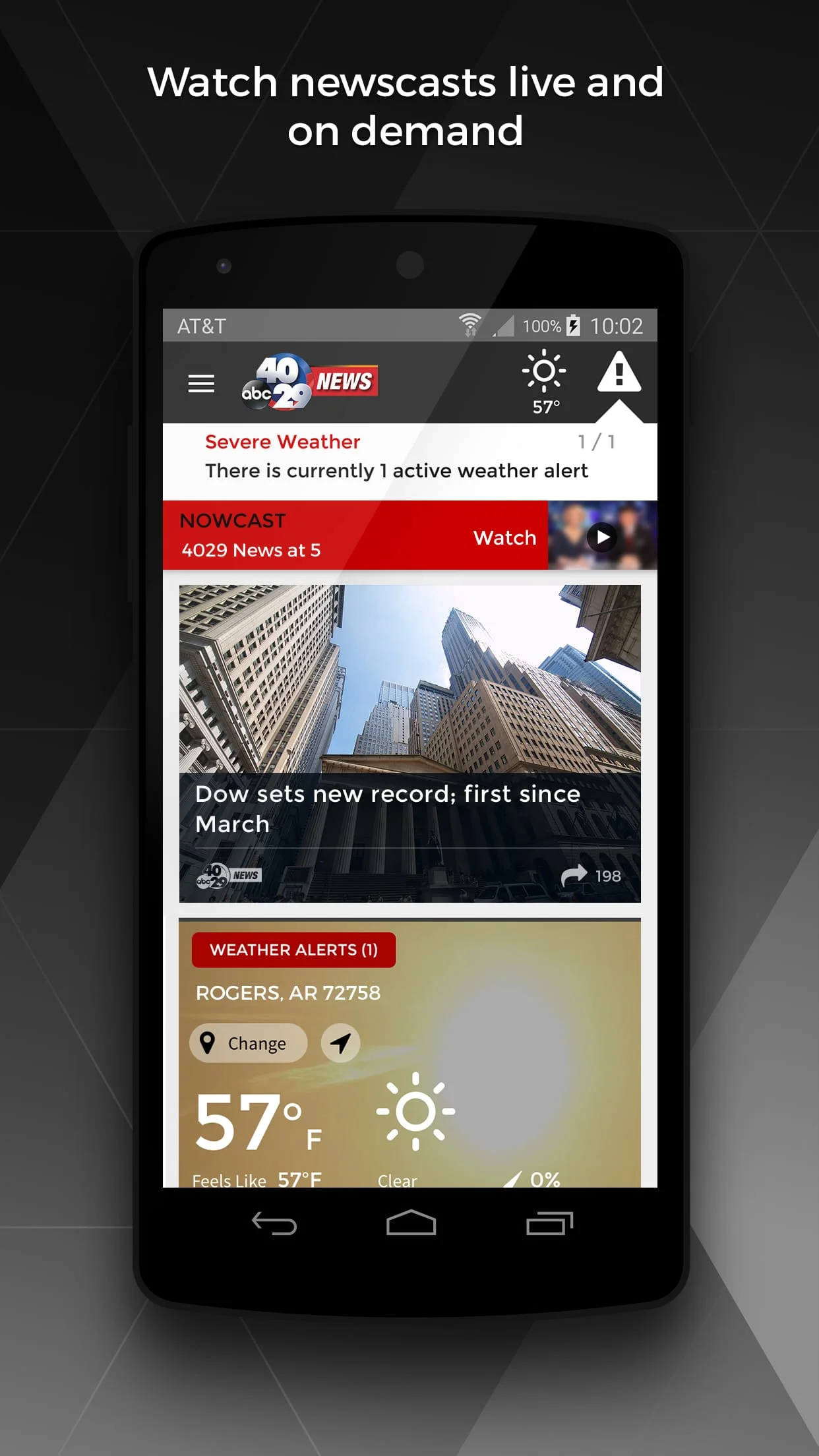 40/29 News and Weather Screenshot 1