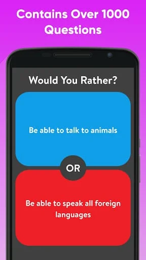 Would You Rather Choose? Screenshot 1