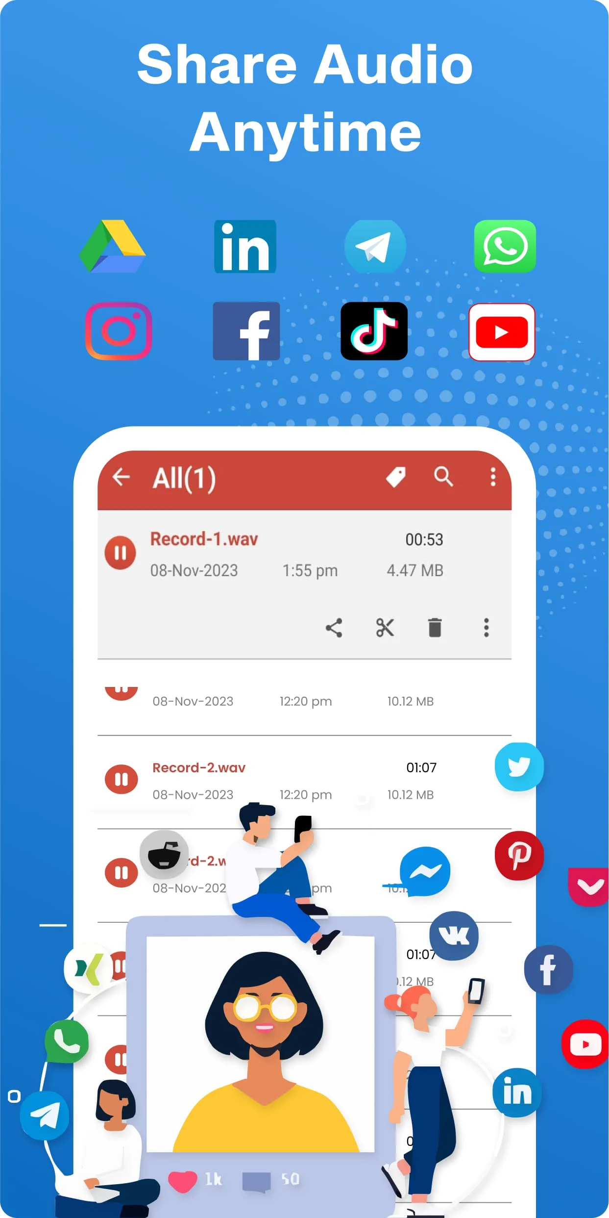 Voice Recorder : Recording App Screenshot 4