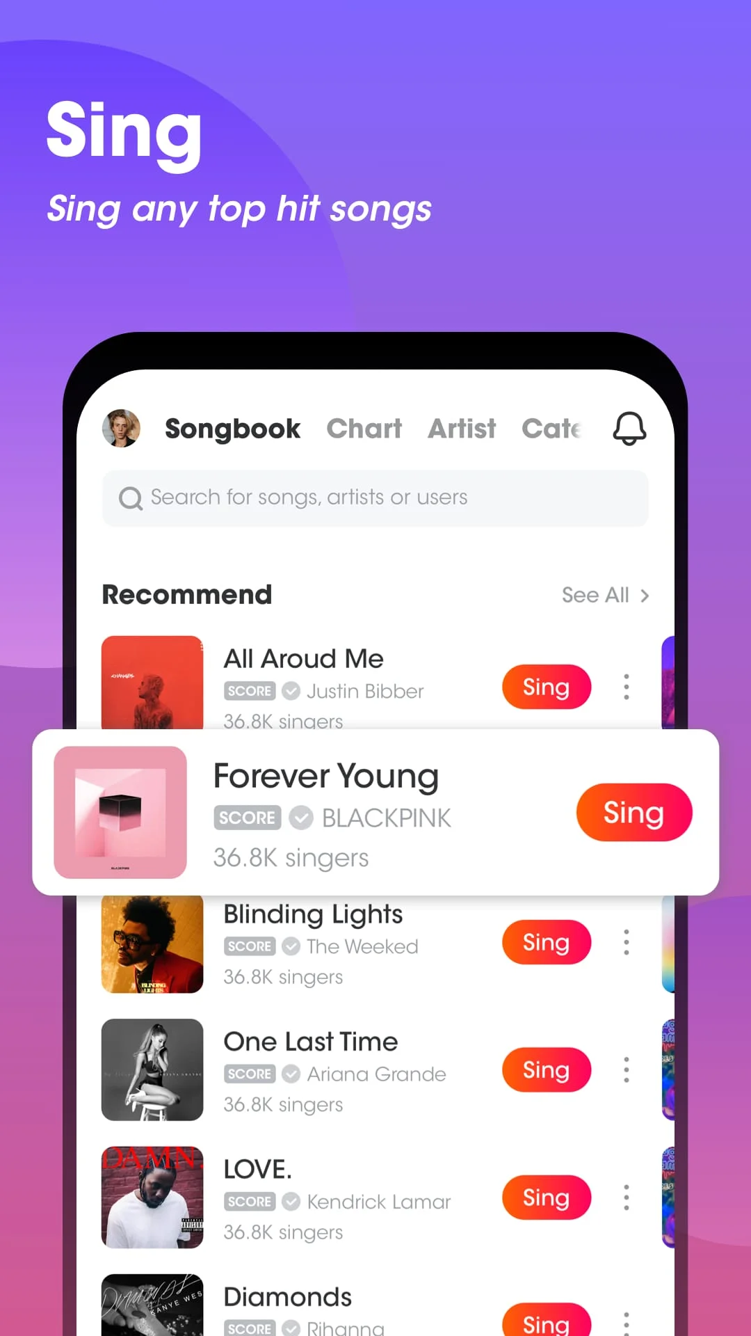 WeSing - Karaoke, Party & Live Screenshot 1