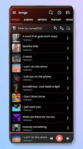 Music player Screenshot 2