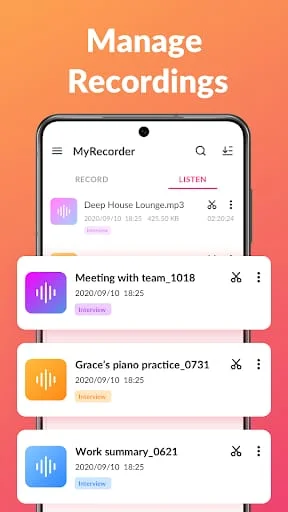Voice Recorder & Voice Memos Screenshot 4