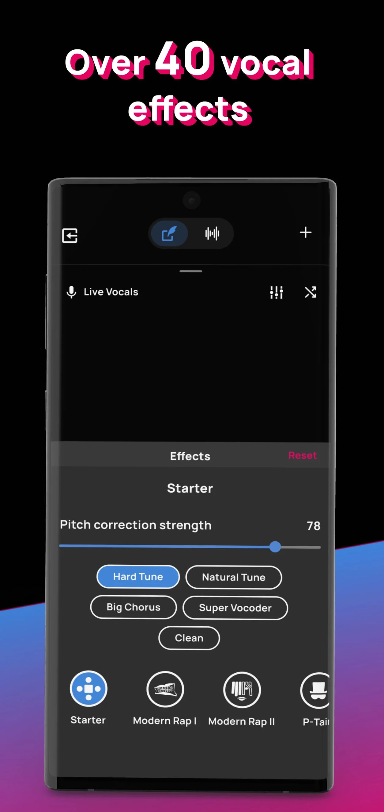 Voloco: Auto Vocal Tune Studio Screenshot 4