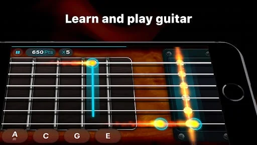 Guitar - Real games & lessons Screenshot 2