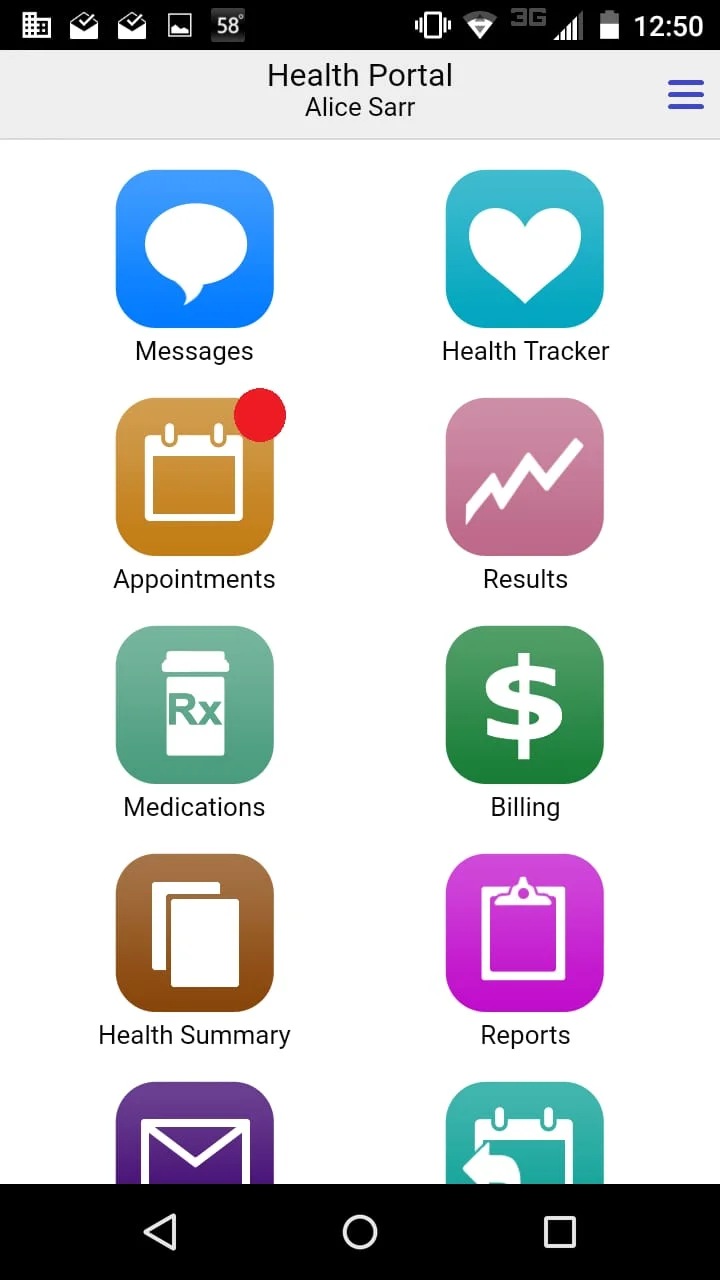 MEDITECH MHealth Screenshot 2