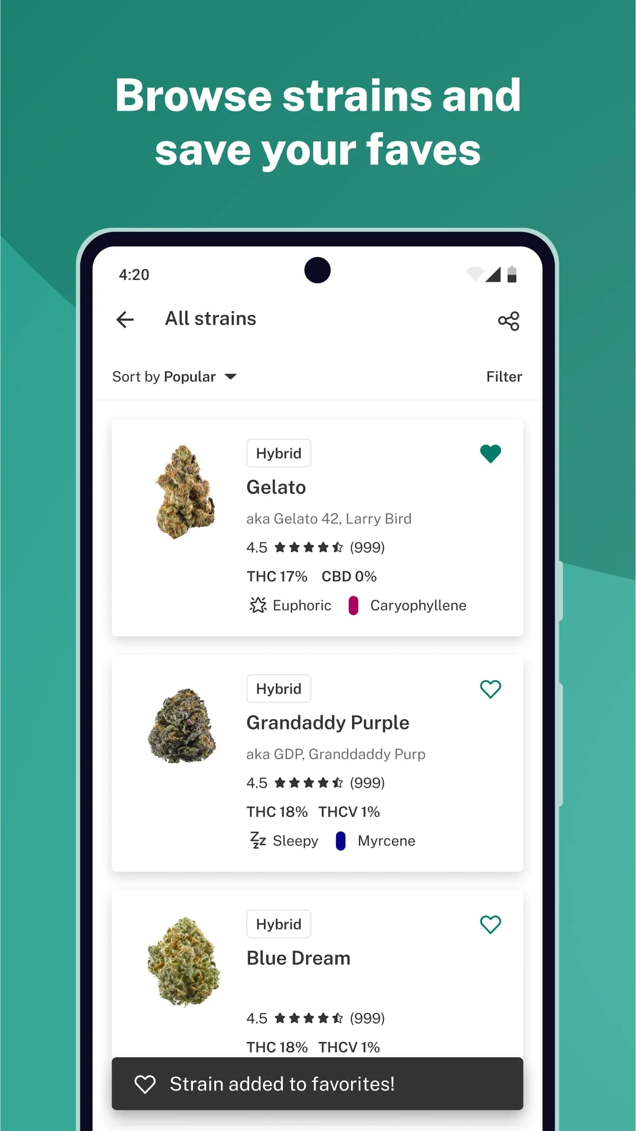 Leafly: Find Cannabis and CBD Screenshot 4
