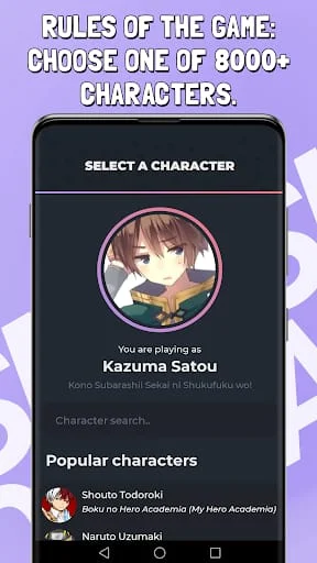 Smash or Pass Anime Game Screenshot 1