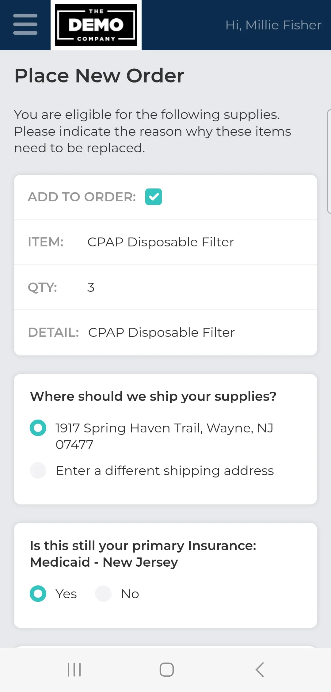 SNAP Resupply Screenshot 3