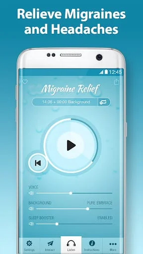 Migraine Relief Hypnosis Screenshot 1