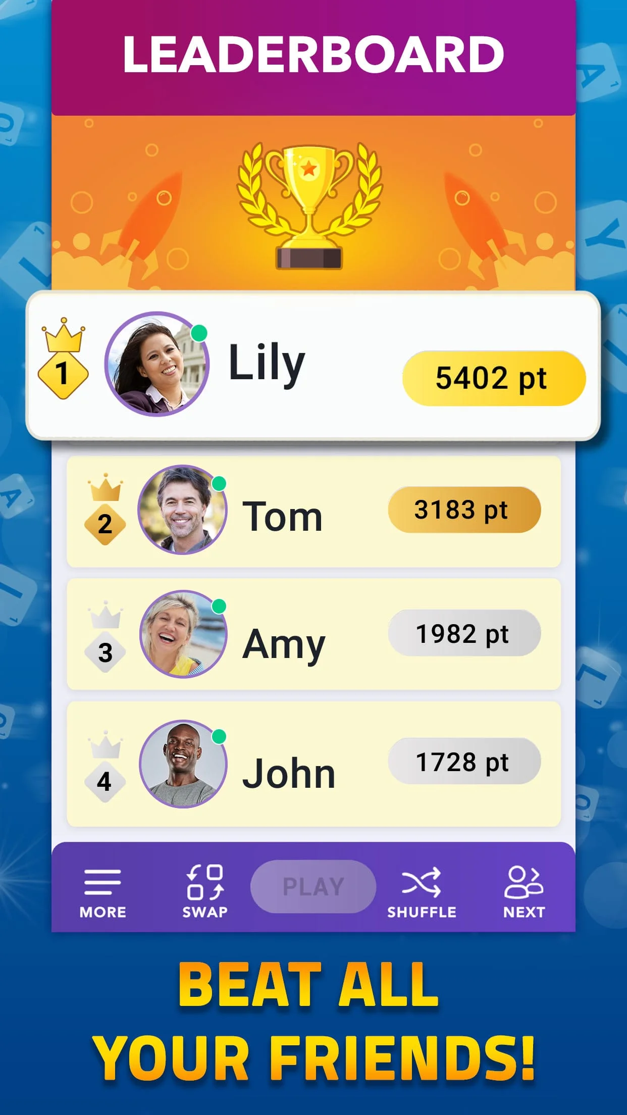 Word Wars - Word Game Screenshot 3
