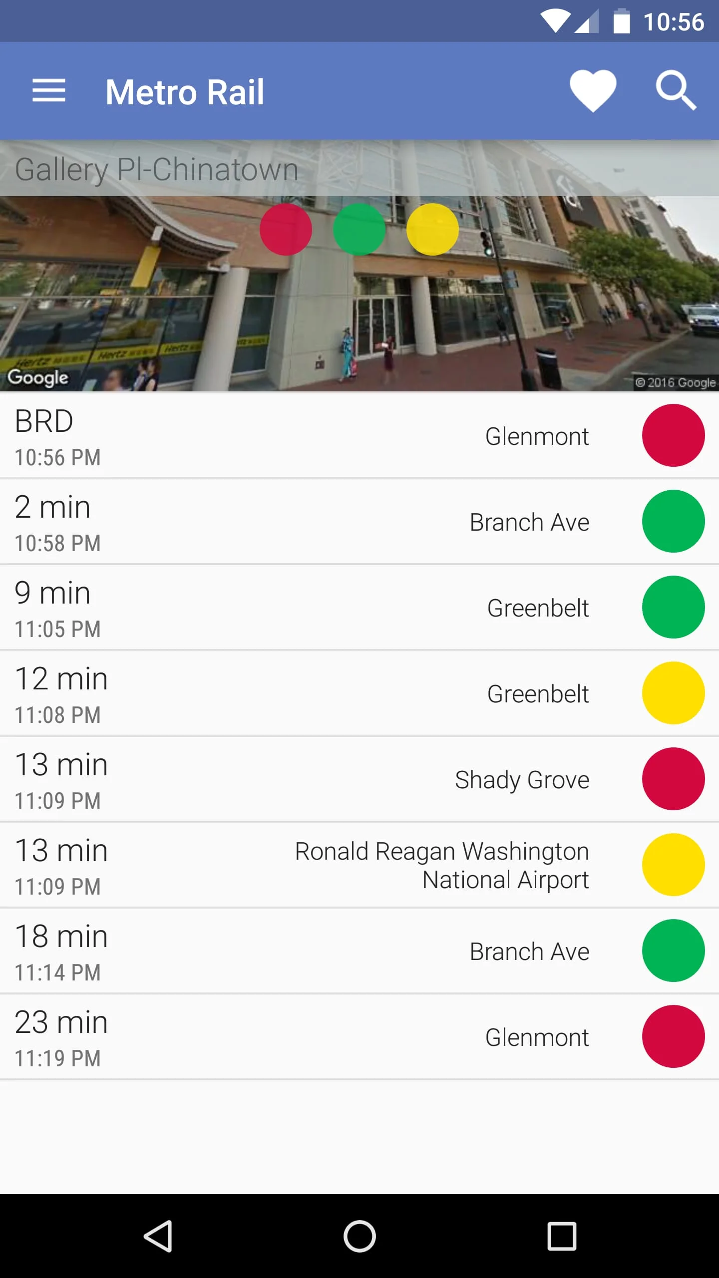 DC Metro and Bus Screenshot 1