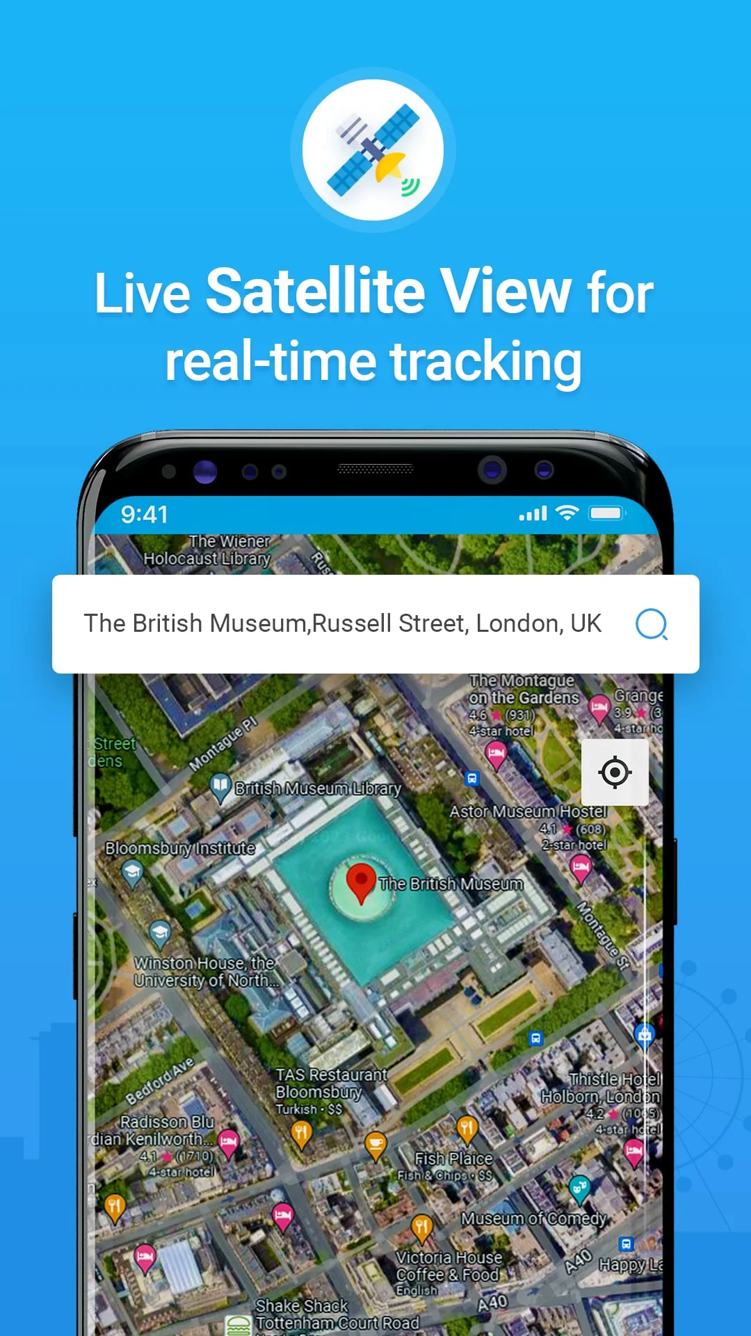 Live Satellite Map Directions Screenshot 2