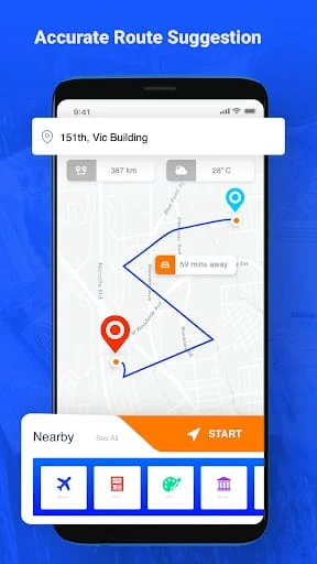 Voice GPS & Driving Directions Screenshot 2