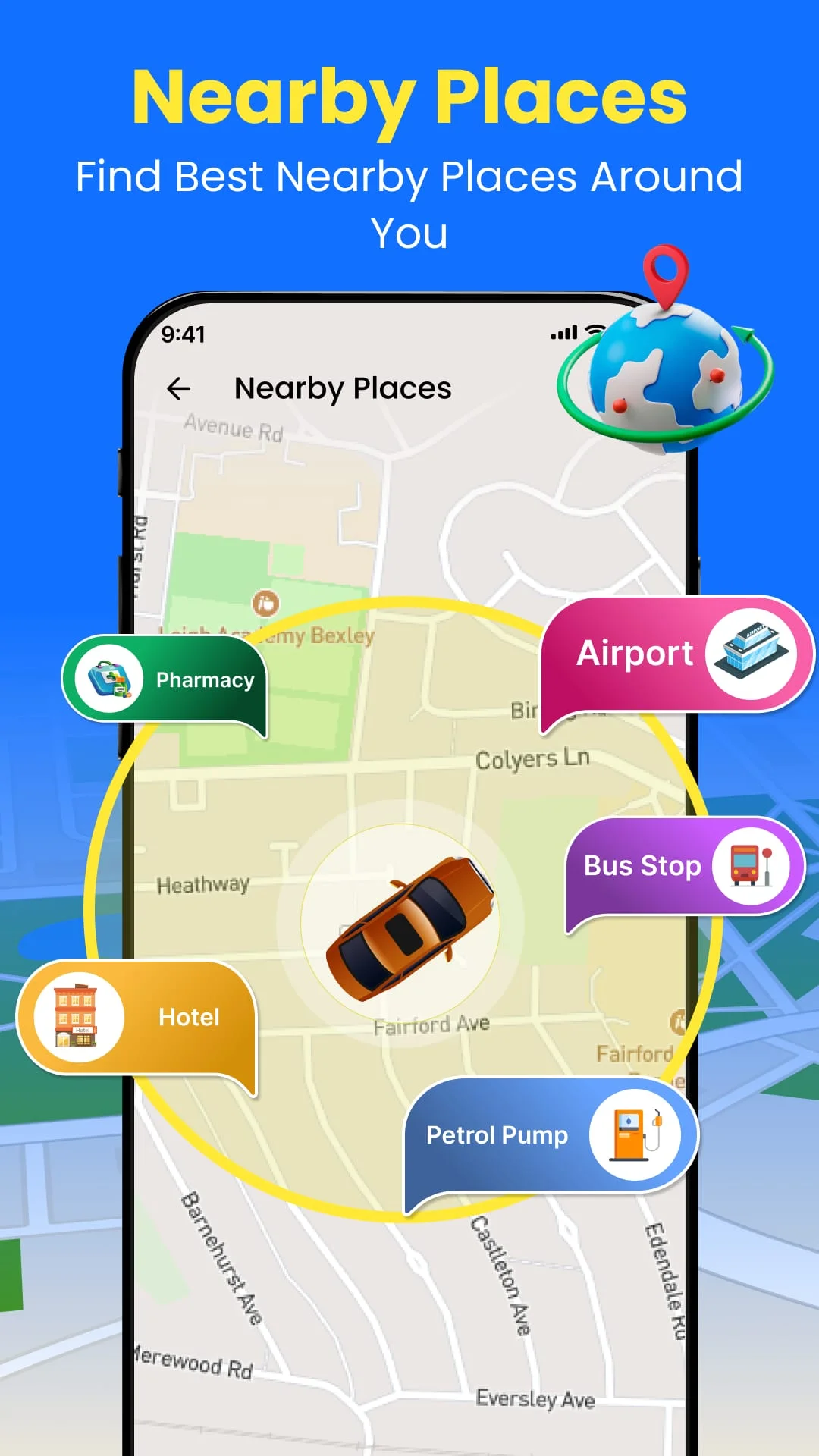 GPS Earth Maps Live Navigation Screenshot 4