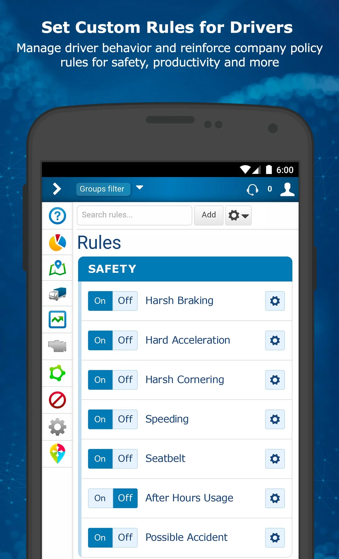 MyGeotab Fleet Management Screenshot 3