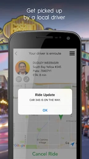 RideYellow - Your taxi app Screenshot 2