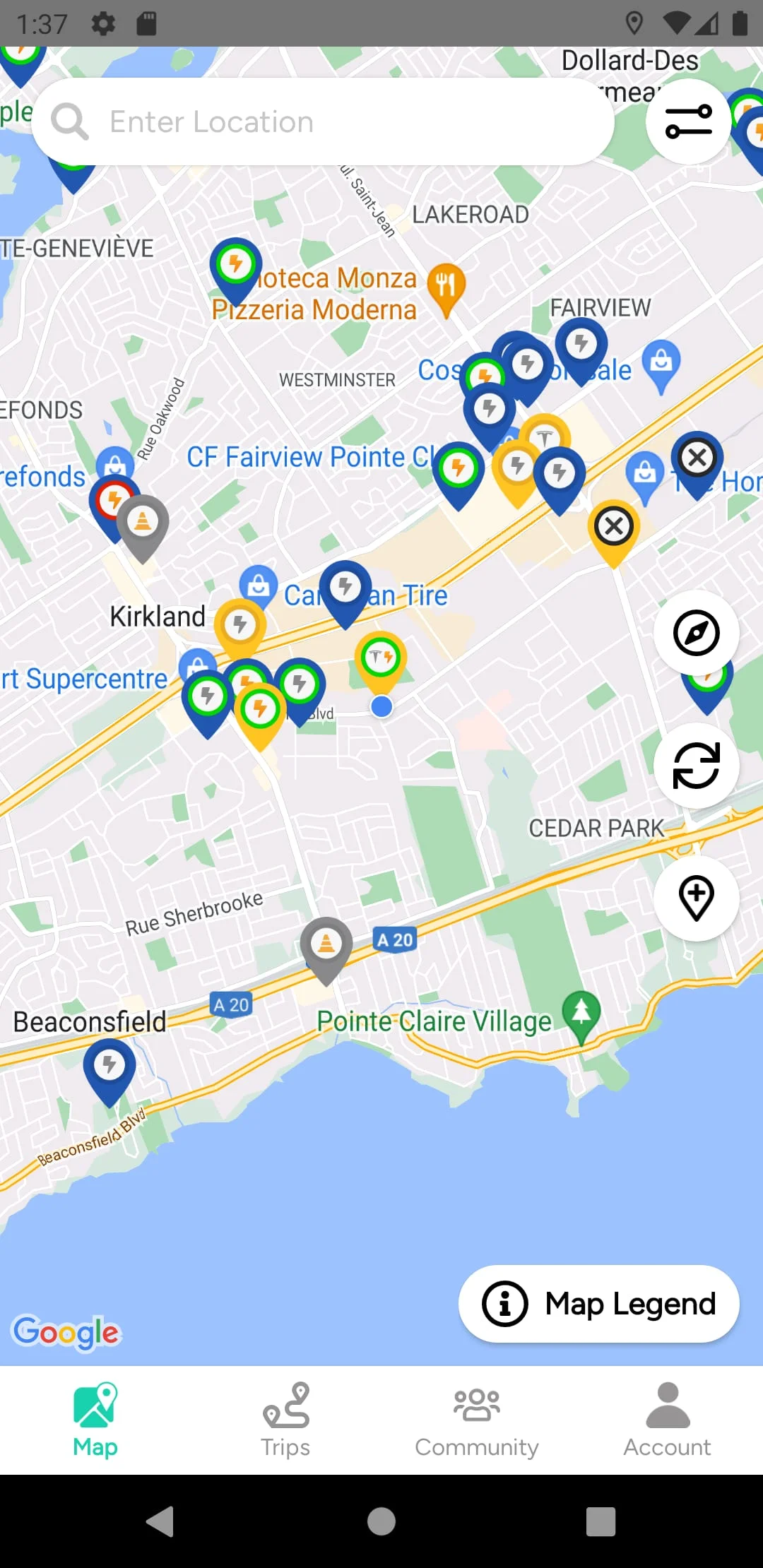 Chargehub EV & Tesla Charging Screenshot 3