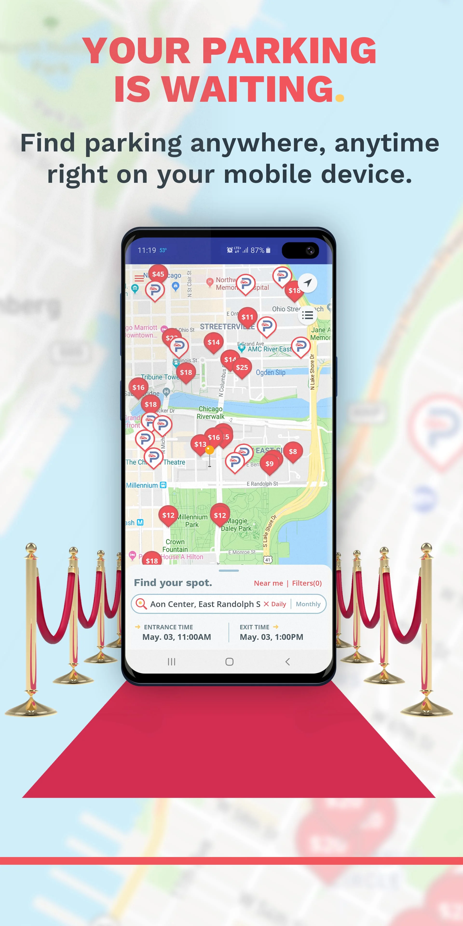 Parking.com – Find Parking Screenshot 1