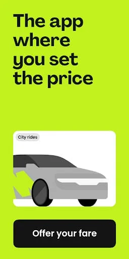 inDrive - Book a Safe Car Ride Screenshot 1