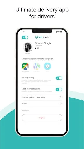 Cartwheel Driver Screenshot 1
