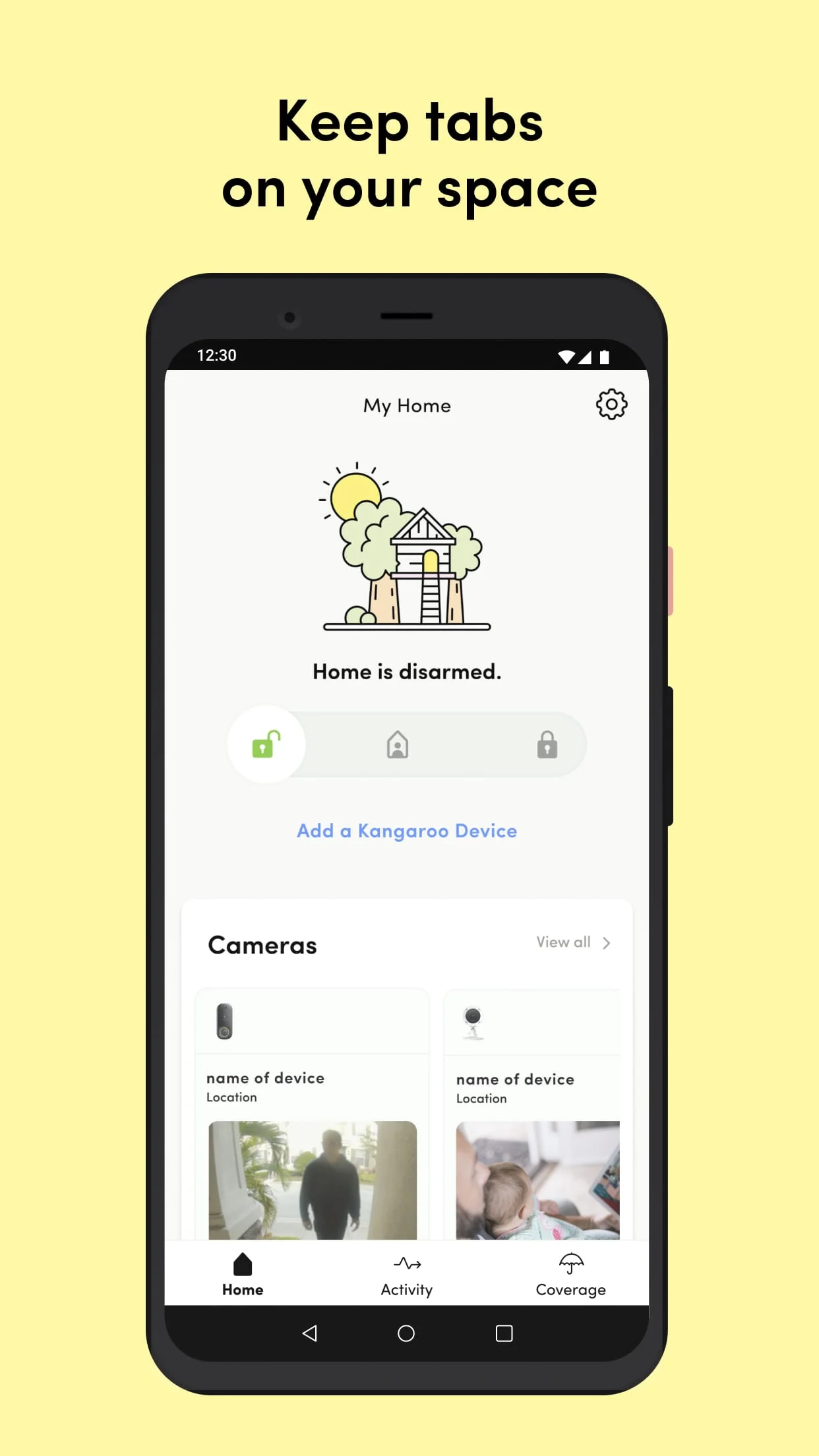 Kangaroo: Simple Home Security Screenshot 1