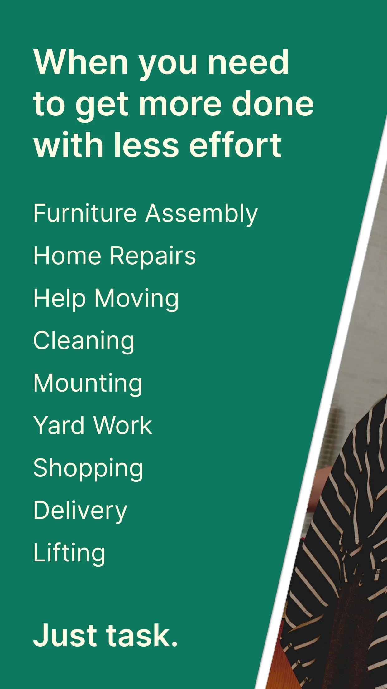 Taskrabbit - Handyman, Errands Screenshot 1