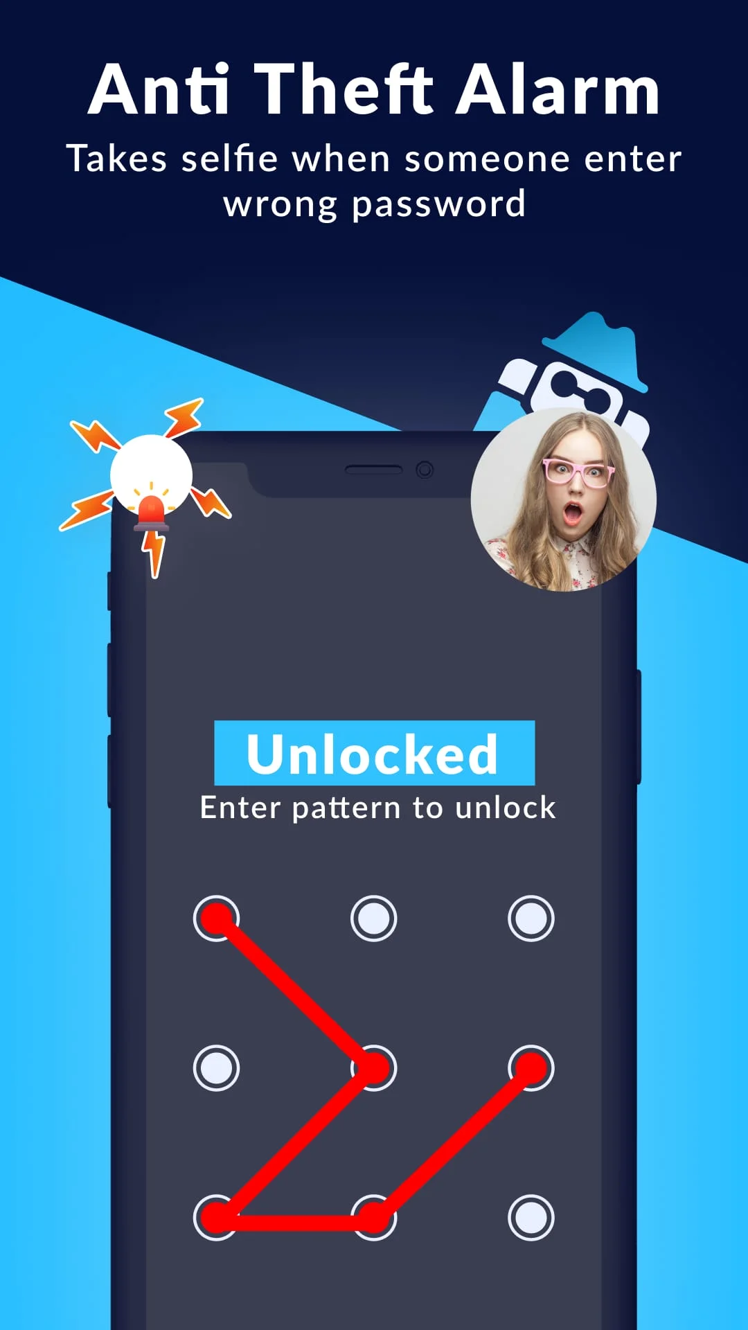 Phone Anti-theft alarm Screenshot 1
