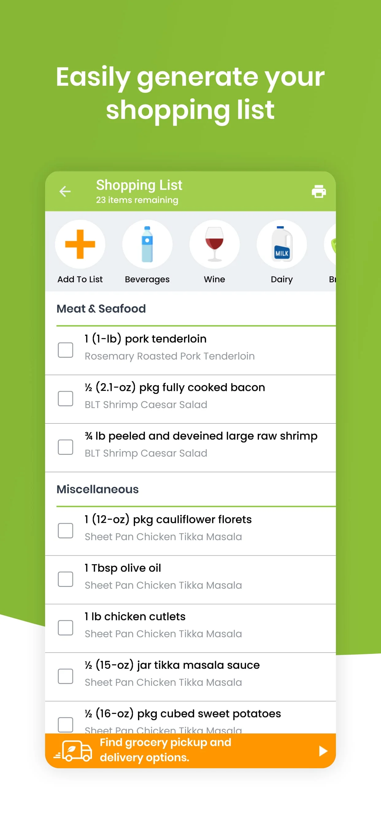 eMeals - Meal Planning Recipes Screenshot 4