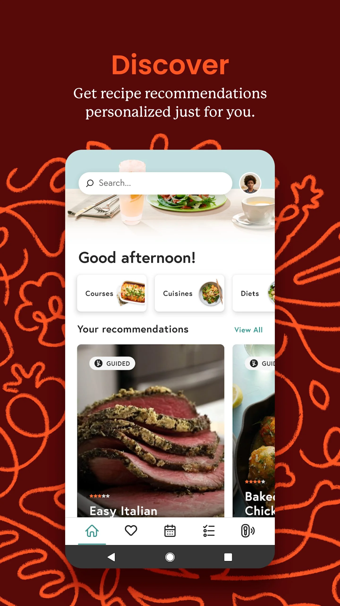 Yummly Recipes & Cooking Tools Screenshot 1
