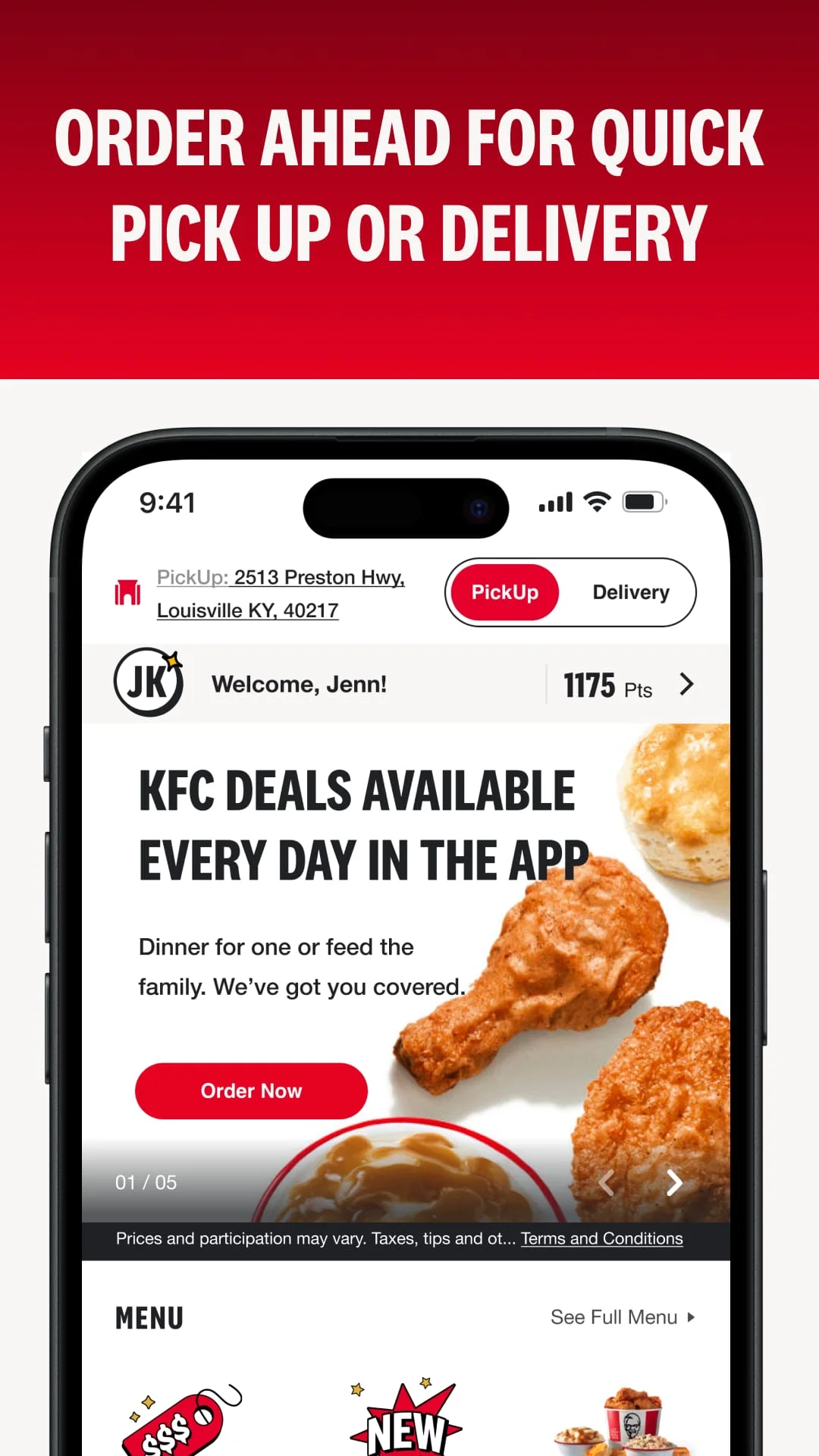 KFC US - Ordering App Screenshot 3