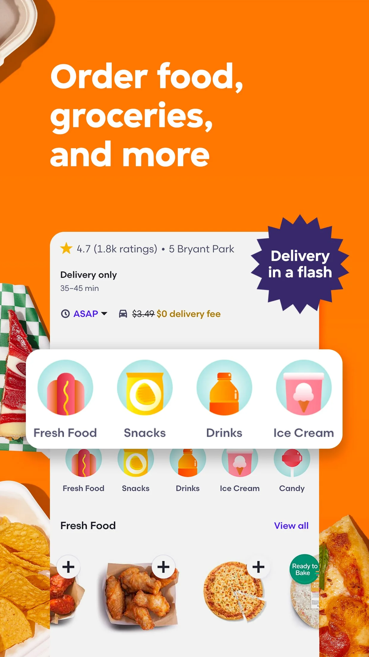 Grubhub: Food Delivery Screenshot 2